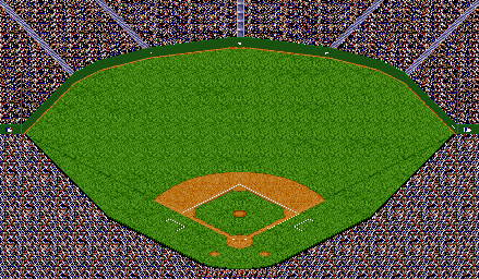 Thumbnail for a map of Oakland Athletics - Oakland Coliseum for the SNES game Ken Griffey Jr Presents Major League Baseball.