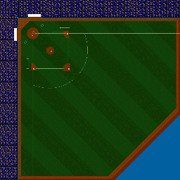 Thumbnail for a map of The Astrodome for the SNES game Ken Griffey Jr's Winning Run.