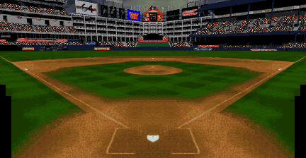 Thumbnail for a map of Ballpark Arlington Bat (Night) for the SNES game Ken Griffey Jr's Winning Run.