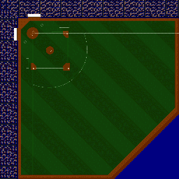 Thumbnail for a map of Busch Stadium for the SNES game Ken Griffey Jr's Winning Run.
