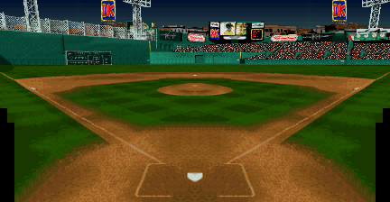 Thumbnail for a map of Fenway Park Bat (Night) for the SNES game Ken Griffey Jr's Winning Run.