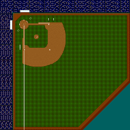 Thumbnail for a map of Joe Robbie Stadium for the SNES game Ken Griffey Jr's Winning Run.
