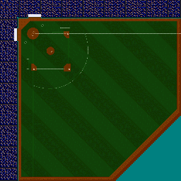 Thumbnail for a map of Olympic Stadium for the SNES game Ken Griffey Jr's Winning Run.