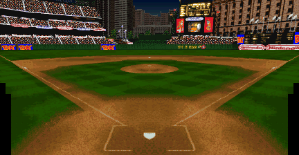 Thumbnail for a map of Oriole Park Bat (Night) for the SNES game Ken Griffey Jr's Winning Run.