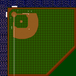 Thumbnail for a map of Oriole Park for the SNES game Ken Griffey Jr's Winning Run.