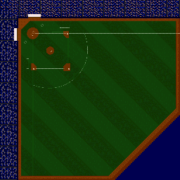 Thumbnail for a map of Riverfront Stadium for the SNES game Ken Griffey Jr's Winning Run.