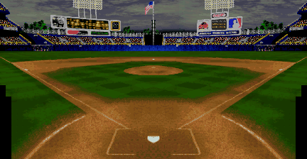 Thumbnail for a map of Shea Stadium Bat (Night) for the SNES game Ken Griffey Jr's Winning Run.