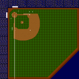 Thumbnail for a map of Shea Stadium for the SNES game Ken Griffey Jr's Winning Run.