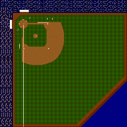Thumbnail for a map of Tiger Stadium for the SNES game Ken Griffey Jr's Winning Run.