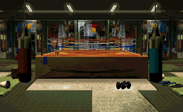 Thumbnail for a map of Boxing Gym for the SNES game Killer Instinct.