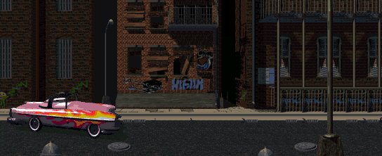 Thumbnail for a map of City Street for the SNES game Killer Instinct.