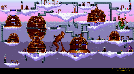 Thumbnail for a map of Cloud World 3 for the SNES game King Arthur's World.