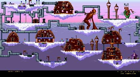 Thumbnail for a map of Cloud World 4 for the SNES game King Arthur's World.