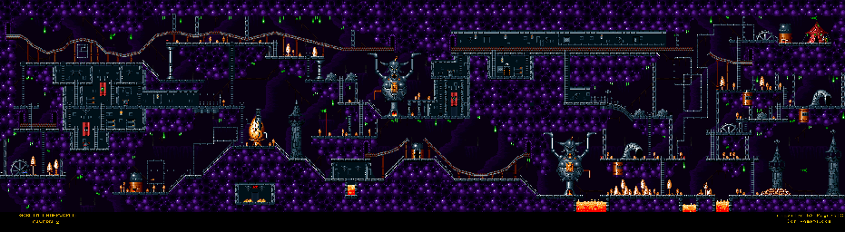 Thumbnail for a map of Goblin Underworld: Cavern 2 for the SNES game King Arthur's World.