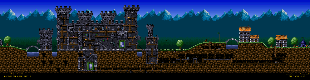 Thumbnail for a map of Real World 1: Battle For High Castle for the SNES game King Arthur's World.