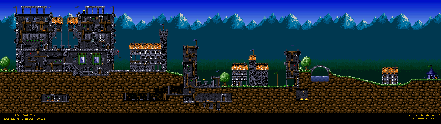 Thumbnail for a map of Real World 2: Battle Of Windsor Towers for the SNES game King Arthur's World.