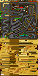 Thumbnail for a map of Round 10 for the SNES game The King Of Rally.