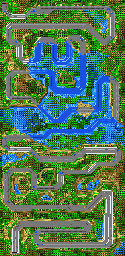 Thumbnail for a map of Round 2 for the SNES game The King Of Rally.