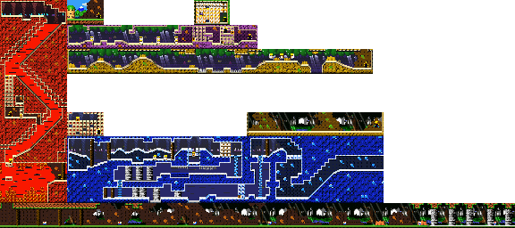 Thumbnail for a map of Dyna Blade Stage 3 for the SNES game Kirby: Super Star.