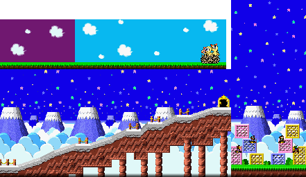 Thumbnail for a map of Dyna Blade Stage 5 for the SNES game Kirby: Super Star.