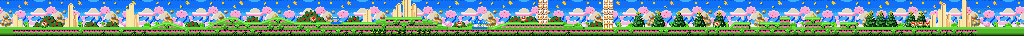 Thumbnail for a map of Gourmet Race Course 1 for the SNES game Kirby: Super Star.