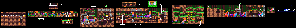 Thumbnail for a map of The Great Cave Offensive Stage 1 for the SNES game Kirby: Super Star.