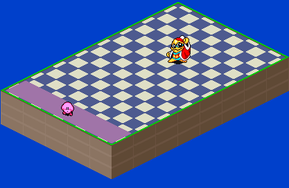 Thumbnail for a map of 1Play Game Dedede for the SNES game Kirby's Dream Course.