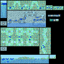 Thumbnail for a map of Level 2: Ripple Field Stage 5 for the SNES game Kirby's Dream Land 3.
