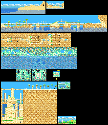 Thumbnail for a map of Level 2: Ripple Field Stage 6 for the SNES game Kirby's Dream Land 3.