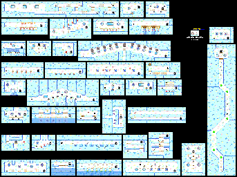 Thumbnail for a map of Level 5: Iceberg Stage 5 for the SNES game Kirby's Dream Land 3.