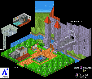 Thumbnail for a map of Baron Castle Entrance for the SNES game Lady Stalker: The Apocalypse Engine.