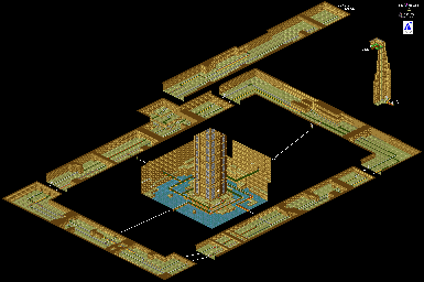 Thumbnail for a map of Mine Tracks for the SNES game Lady Stalker: The Apocalypse Engine.