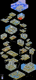 Thumbnail for a map of Ramus Tower for the SNES game Lady Stalker: The Apocalypse Engine.