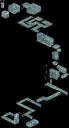 Thumbnail for a map of Sewers 2 for the SNES game Lady Stalker: The Apocalypse Engine.