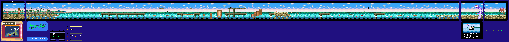Thumbnail for a map of Warlock Zone VII: White Mirror Dragon Pond for the SNES game The Legend Of The Mystical Ninja.