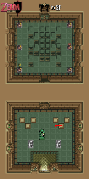 Thumbnail for a map of Desert Palace 1F for the SNES game The Legend Of Zelda: A Link To The Past.