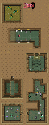 Thumbnail for a map of Desert Palace 2F for the SNES game The Legend Of Zelda: A Link To The Past.