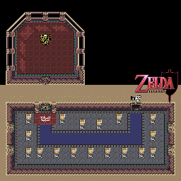 Thumbnail for a map of Ganon's Tower 7F for the SNES game The Legend Of Zelda: A Link To The Past.