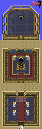 Thumbnail for a map of Hyrule Castle Tower - 7F for the SNES game The Legend Of Zelda: A Link To The Past.