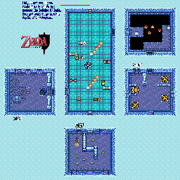 Thumbnail for a map of Ice Palace B4F for the SNES game The Legend Of Zelda: A Link To The Past.