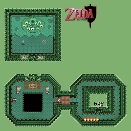 Thumbnail for a map of Misery Mire B1F (B) for the SNES game The Legend Of Zelda: A Link To The Past.