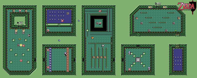 Thumbnail for a map of Misery Mire B2F for the SNES game The Legend Of Zelda: A Link To The Past.