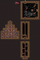 Thumbnail for a map of Turtle Rock B2F for the SNES game The Legend Of Zelda: A Link To The Past.