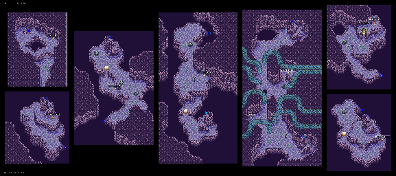 Thumbnail for a map of Al Terran Continent Al Rouge for the SNES game Lennus II: Fuuin no Shito.