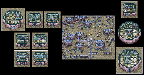 Thumbnail for a map of Eltz Cameron (After) for the SNES game Lennus II: Fuuin no Shito.