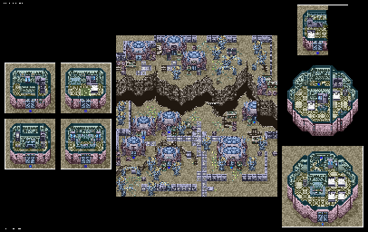 Thumbnail for a map of Eltz Cameron for the SNES game Lennus II: Fuuin no Shito.