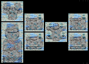 Thumbnail for a map of Eltz Castle Of Illusions for the SNES game Lennus II: Fuuin no Shito.