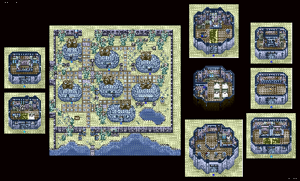 Thumbnail for a map of Eltz Dank for the SNES game Lennus II: Fuuin no Shito.