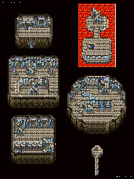 Thumbnail for a map of Eltz Earth Temple for the SNES game Lennus II: Fuuin no Shito.