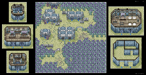 Thumbnail for a map of Eltz El Gemini for the SNES game Lennus II: Fuuin no Shito.